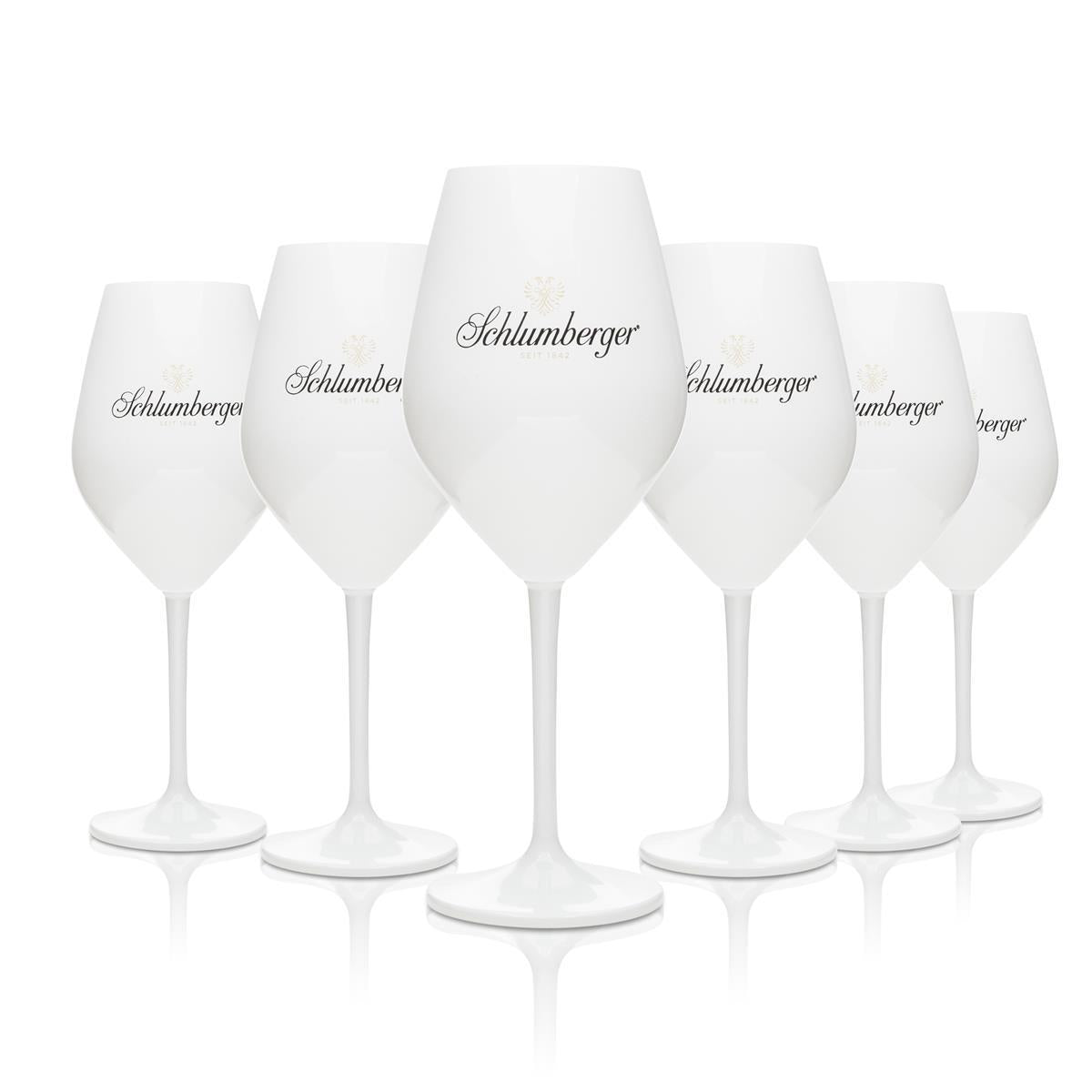 6 bicchieri Schlumberger 0,46 l per vino, spumante, champagne, cocktail e aperitivi On Ice