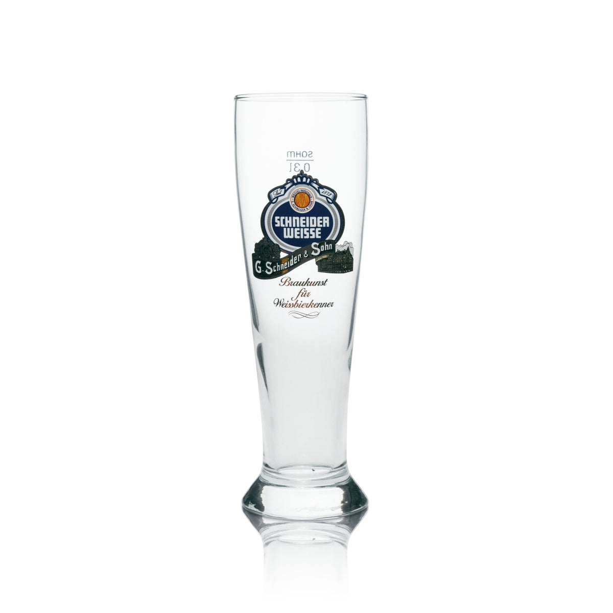 6 bicchieri da birra Schneider Weisse Weißbier 0,3 l Hefe Kristall Weizen calibrati per uso gastronomico – Vista 2