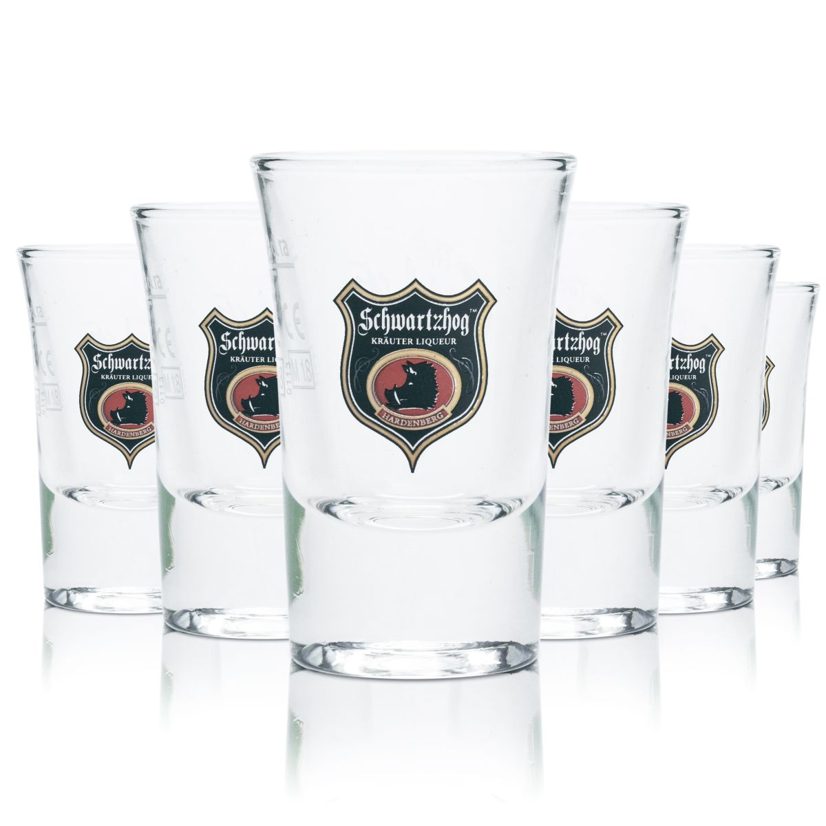 6 bicchierini da liquore Schwartzhog 2 cl Set di bicchierini da shot Hardenberg