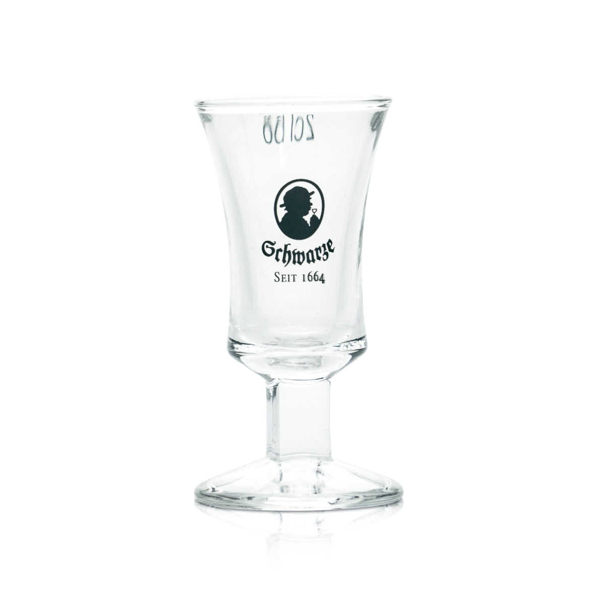 6 bicchieri da degustazione per grappa in vetro nero e semplice da 2 cl, distilleria Korn – Vista 2