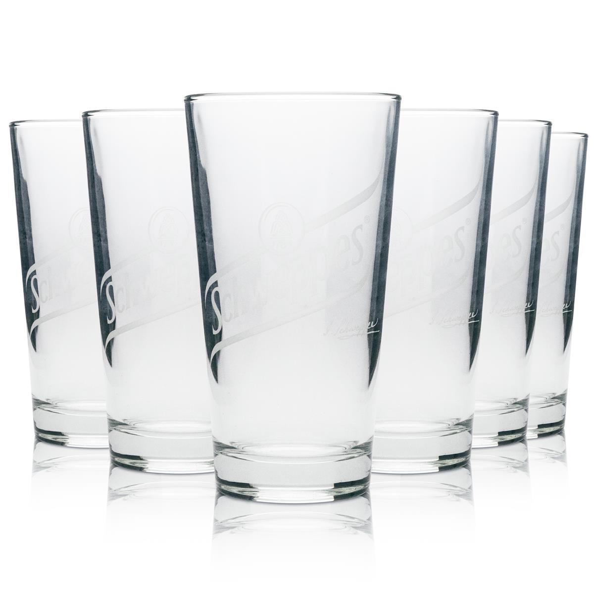 6 bicchieri da long drink Schweppes Mixer