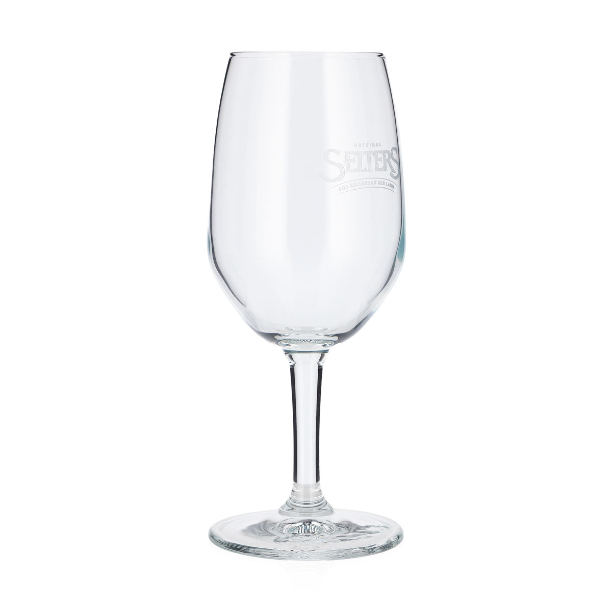 6 bicchieri da acqua Selters da 0,3 l, a forma di coppa, con logo bianco in rilievo (set da 6) – Vista 3