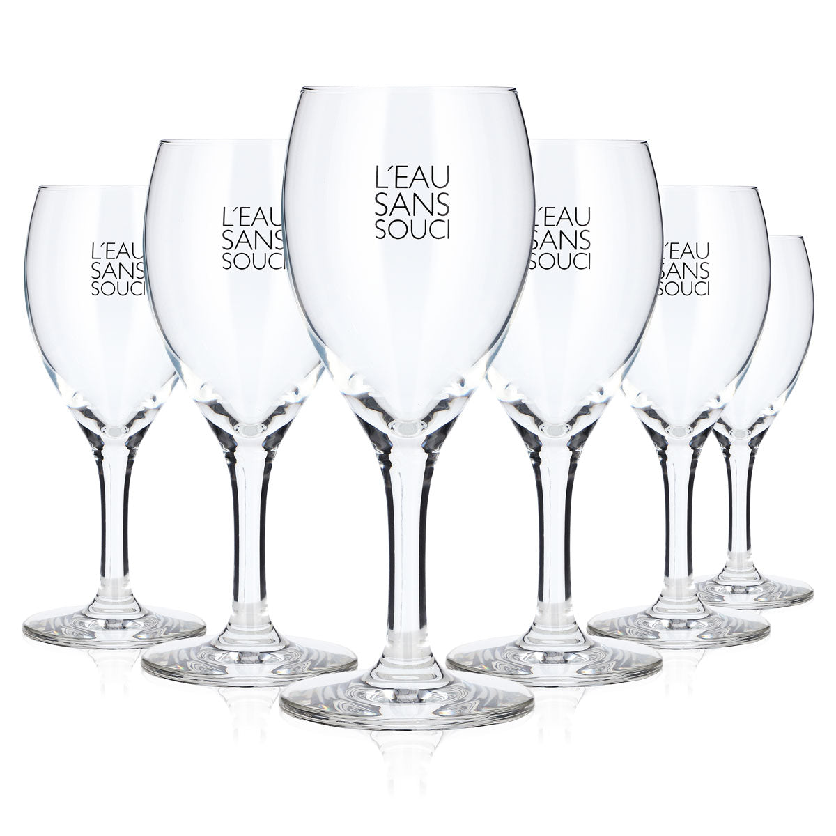 6 bicchieri da whisky Selters da 0,2 l, a calice, Pyrmont, con logo nero Rastal (set da 6)