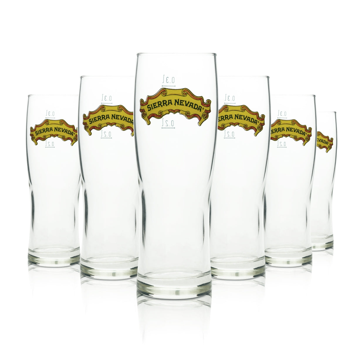 6 bicchieri da birra Sierra Nevada 0,3 l bicchieri American Pint Beer Cup Craft Texas