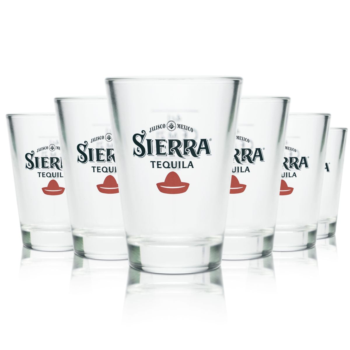 6 bicchieri da tequila Sierra 4 cl bicchieri da shot bicchieri da liquore corti calibrati per la ristorazione