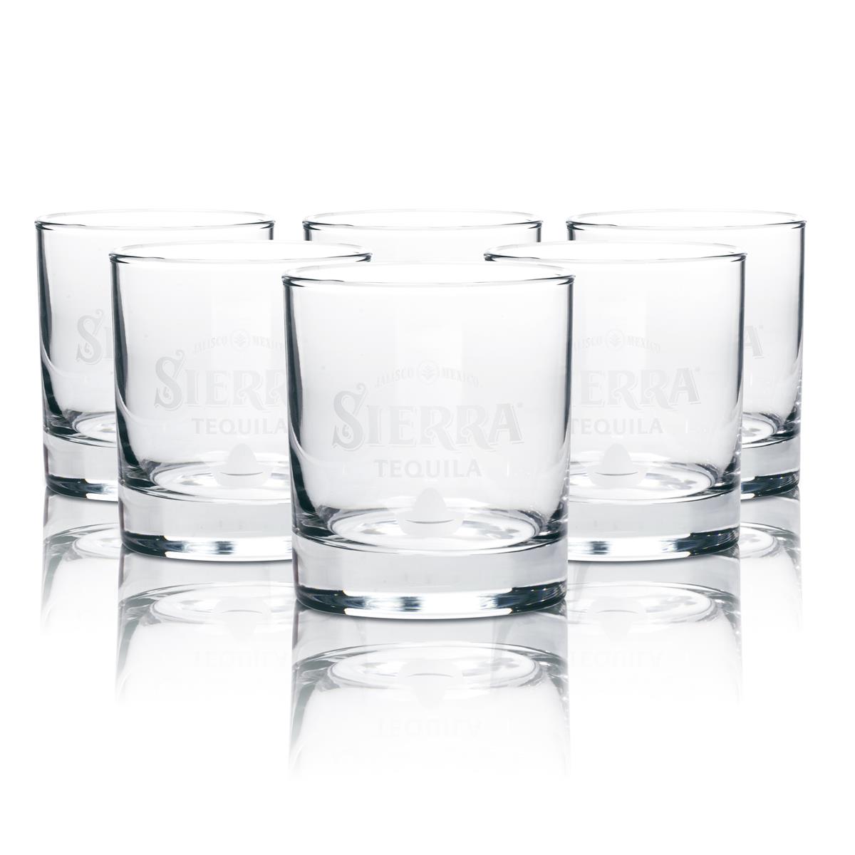 6 bicchieri tumbler Sierra Tequila pesanti