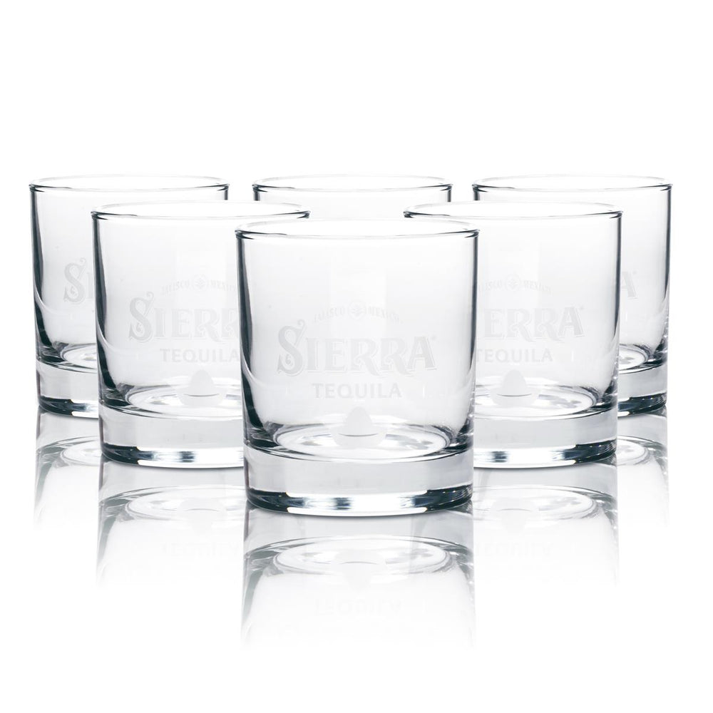 6 bicchieri tumbler Sierra Tequila pesanti