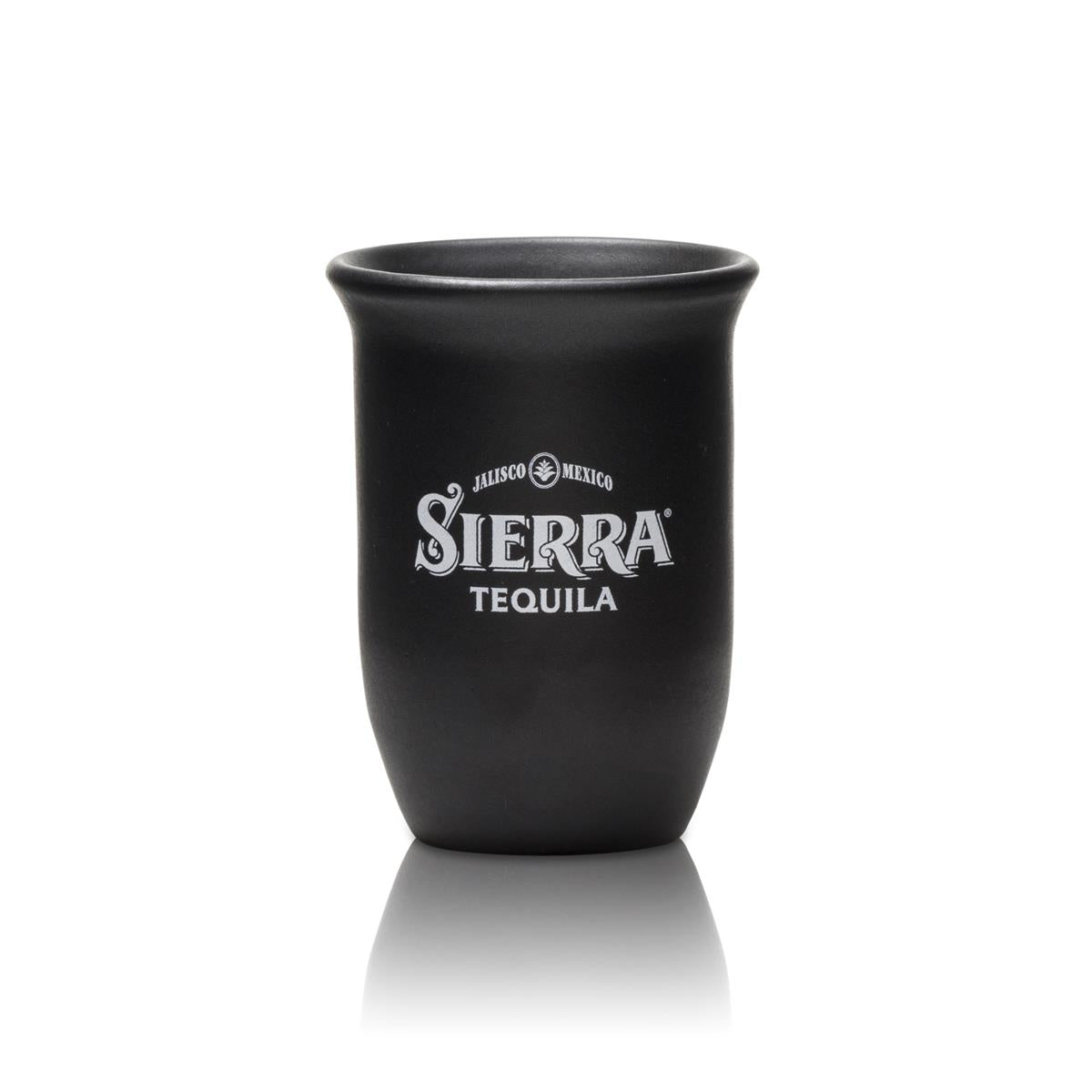 6x Sierra Tequila tazza nera con paloma – Vista 3