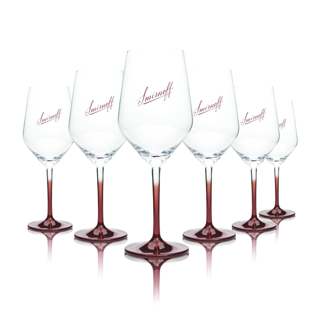6 bicchieri da cocktail Smirnoff Vodka 0,4 l calice long drink vino bar pub