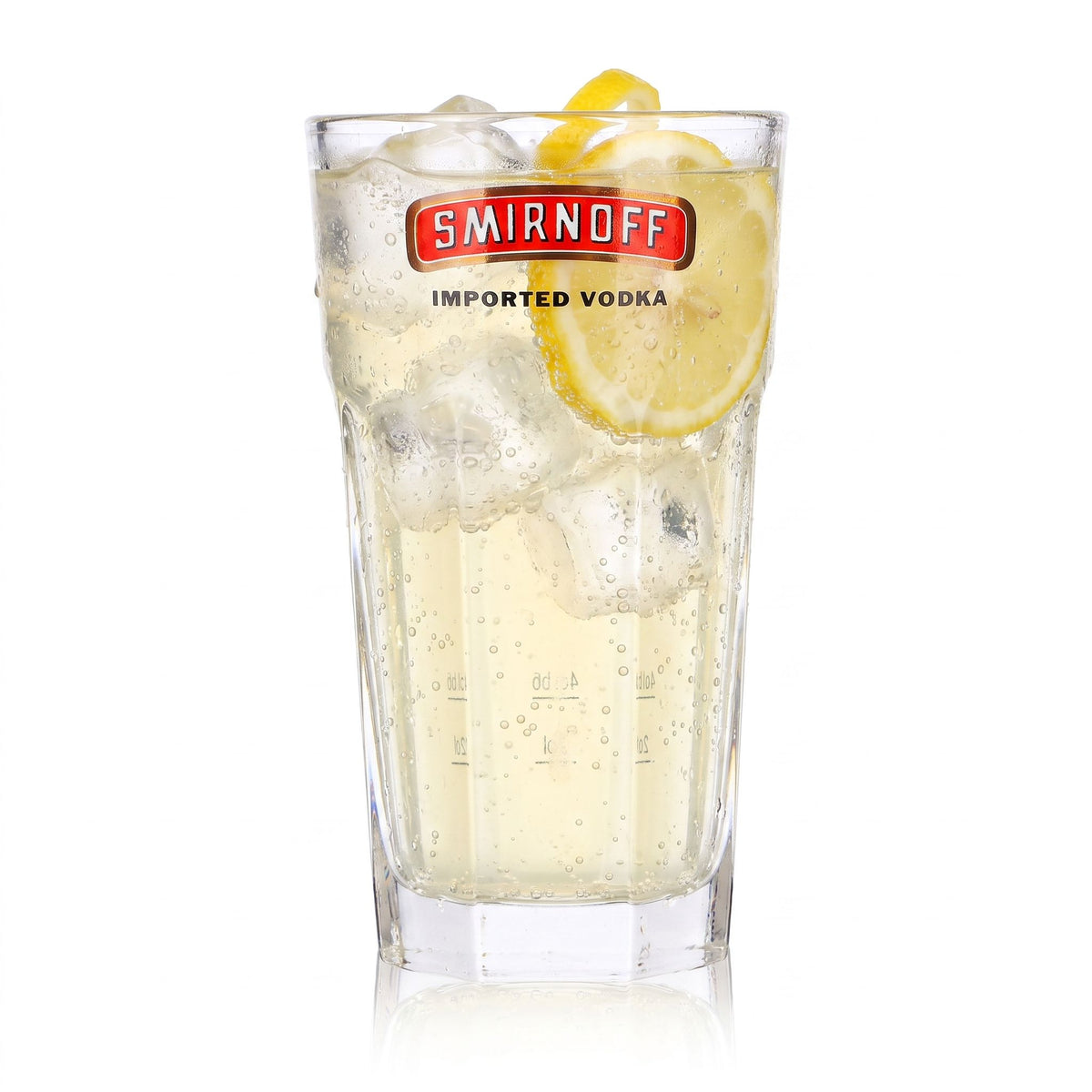6 bicchieri da 2 cl di vodka Smirnoff + 4 cl per long drink, vodka importata con logo rosso – Vista 2