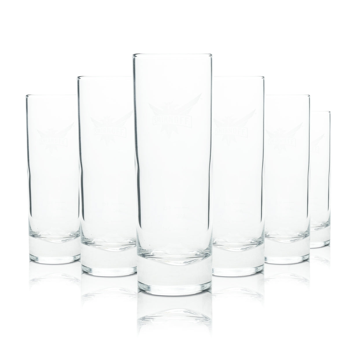 6 bicchieri da cocktail Smirnoff Vodka Longdrink sottili 2 cl 4 cl rovere Gastro Bar