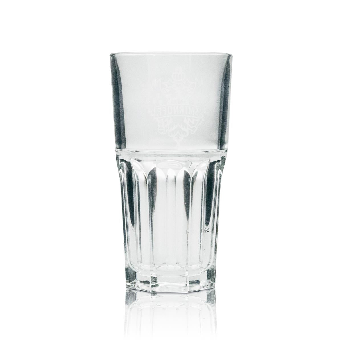 6 bicchieri da long drink Smirnoff Vodka con logo bianco – Vista 3