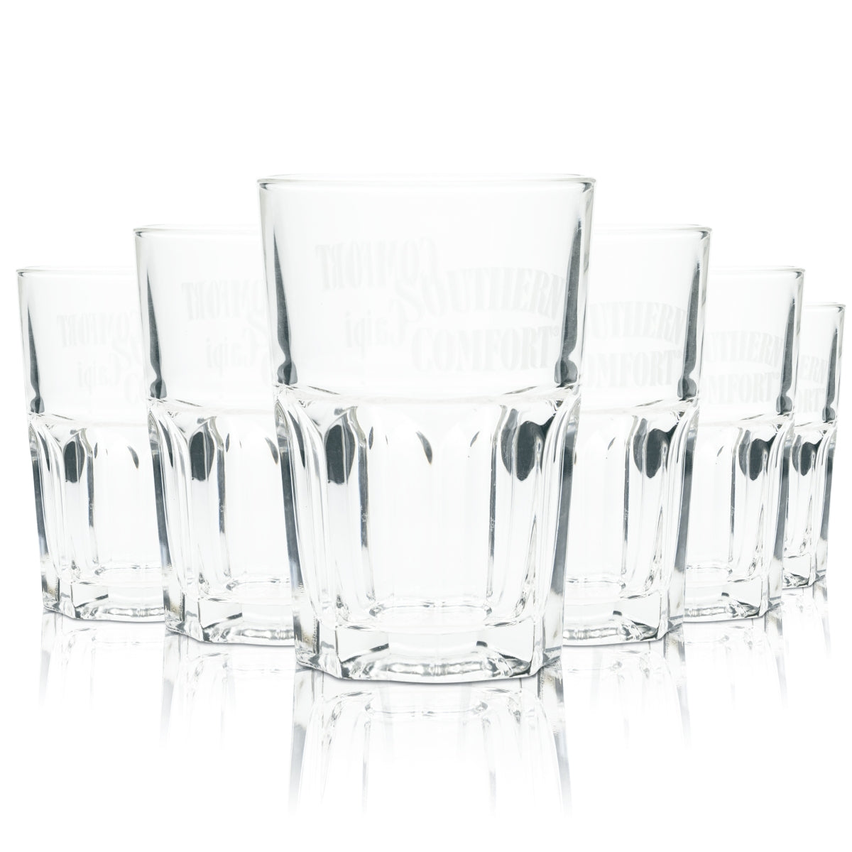 6 bicchieri da whisky Southern Comfort 0,3 l, forma long drink, liquore bourbon, bar