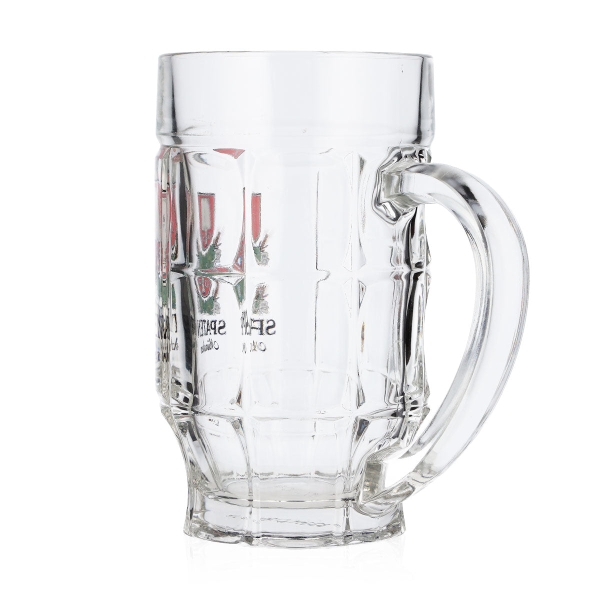 6 bicchieri da birra Spaten da 0,3 l, boccali da birra, boccali da birra a forma di contornino, Monaco di Baviera - MERCE DI SECONDA SCELTA – Vista 5
