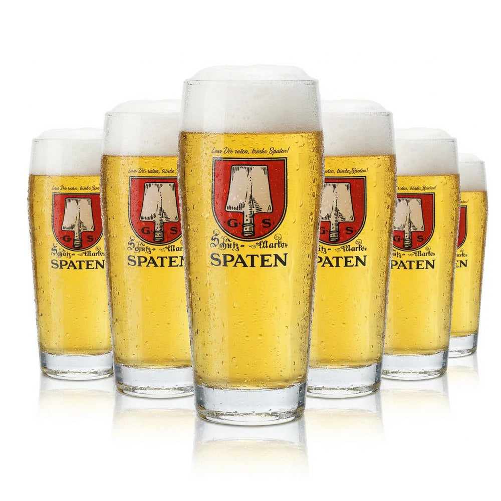 6 bicchieri da birra Spaten 0,5 l Willibecher Münchner Hell Bicchieri Birrificio tradizionale Baviera