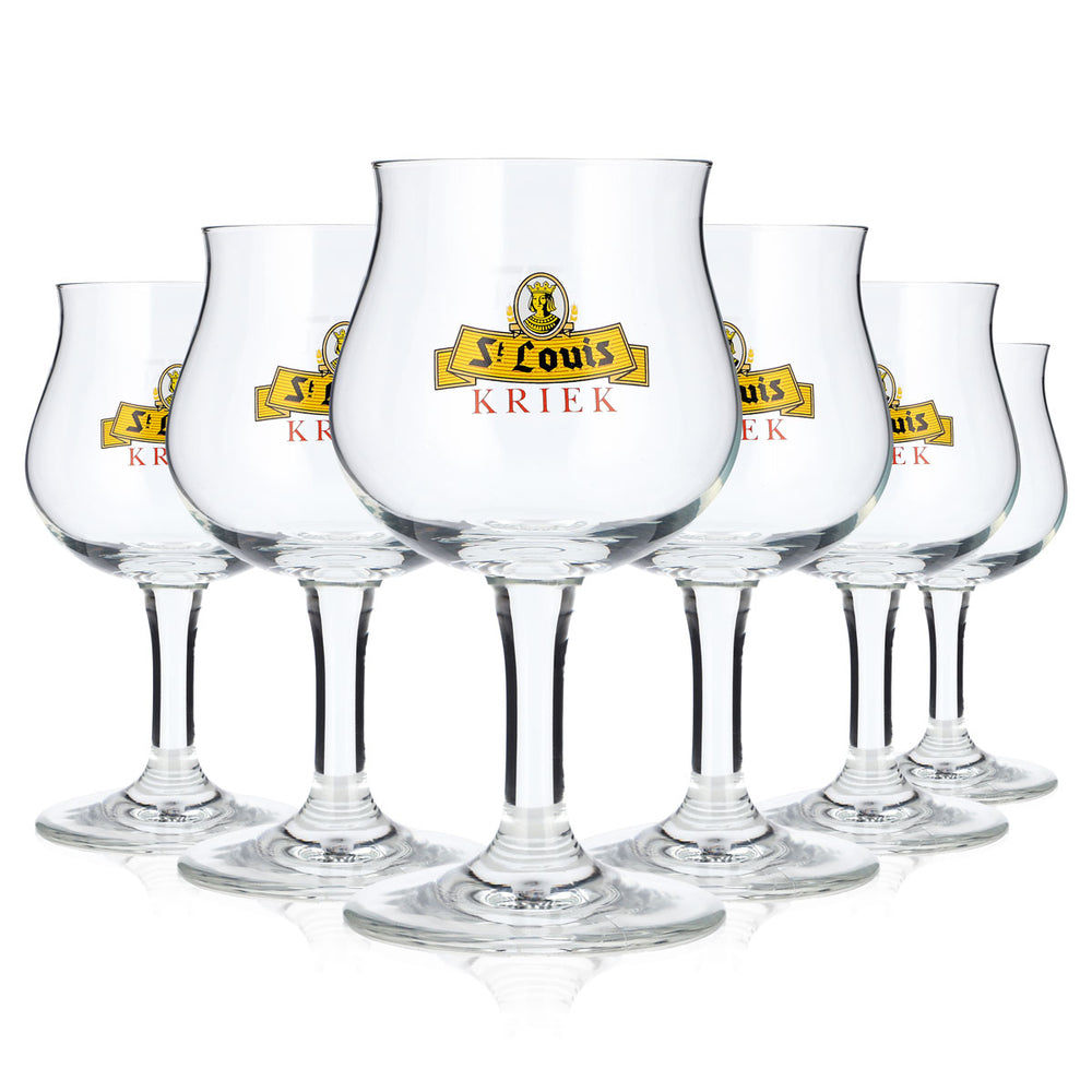 6 bicchieri da birra St. Louis da 0,25 l, modello "Pokal RC Kriek" (set da 6)