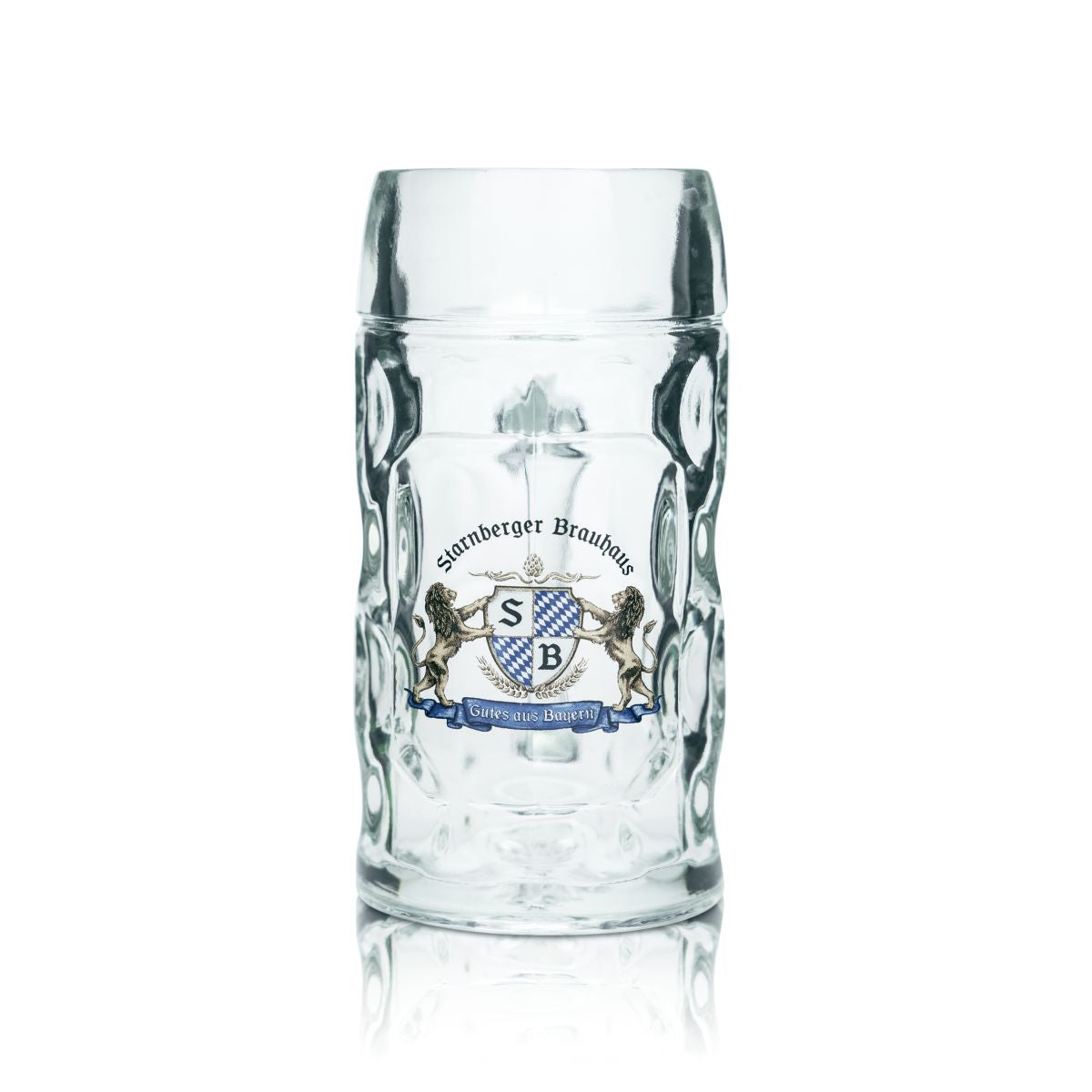 6 bicchieri da birra Starnberger Brauhaus 0,3 l, forma contornata, boccale Humpen, set di bicchieri Seidel – Vista 2