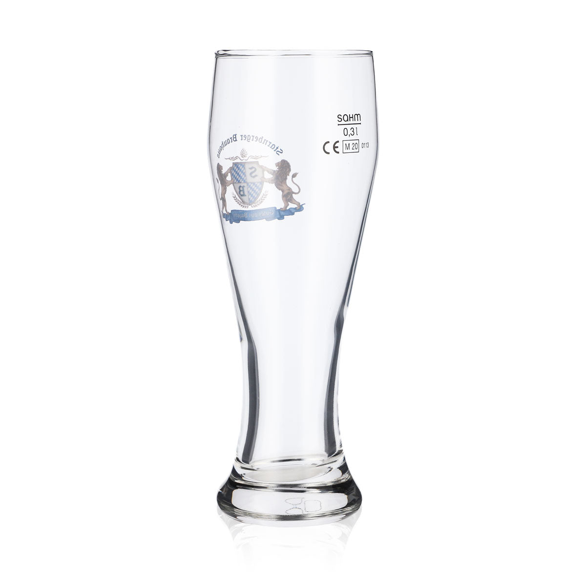 6 bicchieri da birra Starnberger Brauhaus Bicchieri da birra in vetro 0,3 l Bicchiere da birra bianca – Vista 4