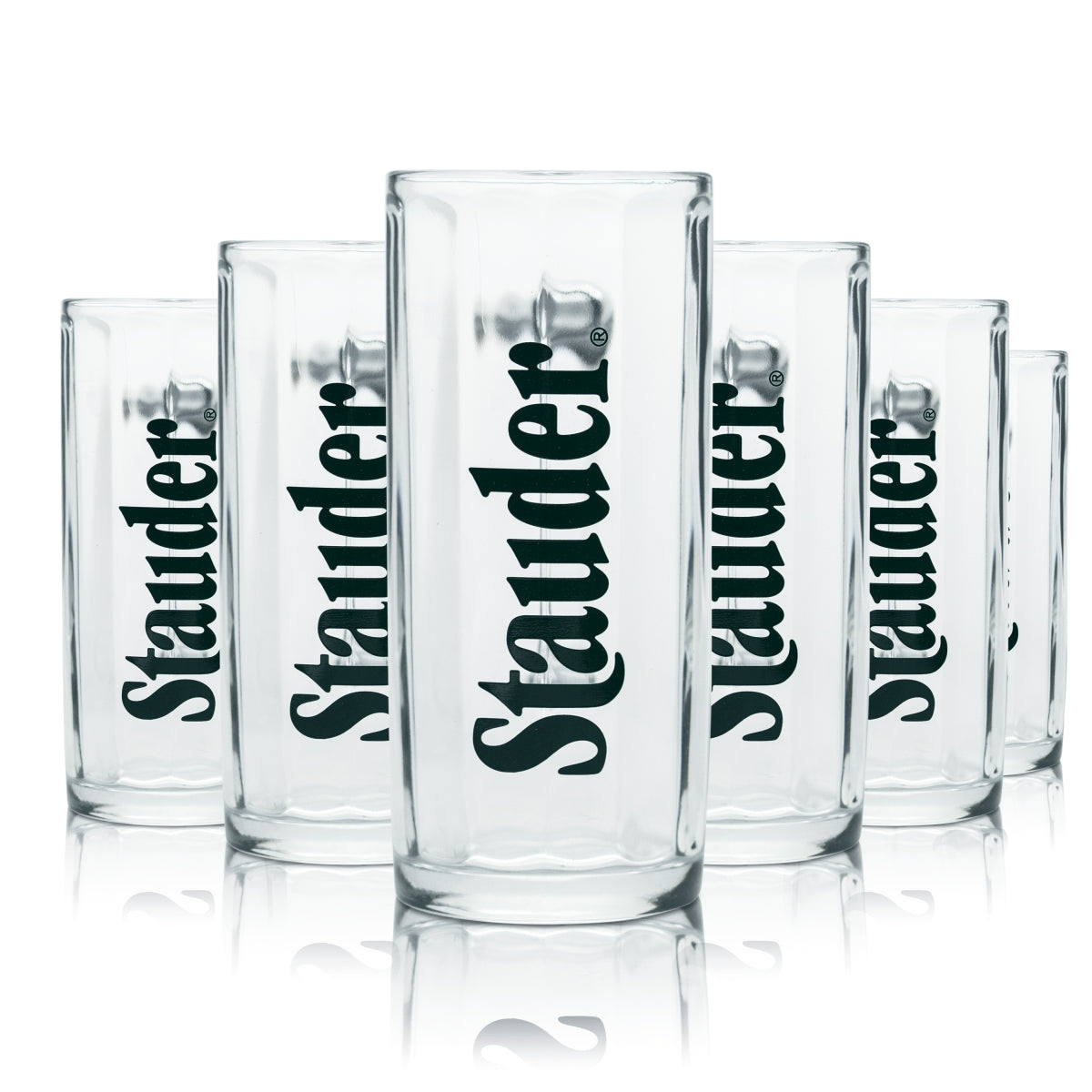 6 bicchieri da birra Stauder in vetro da 0,3 l, bicchieri da birra Pils, birrificio, gastronomia, calibrati, boccali