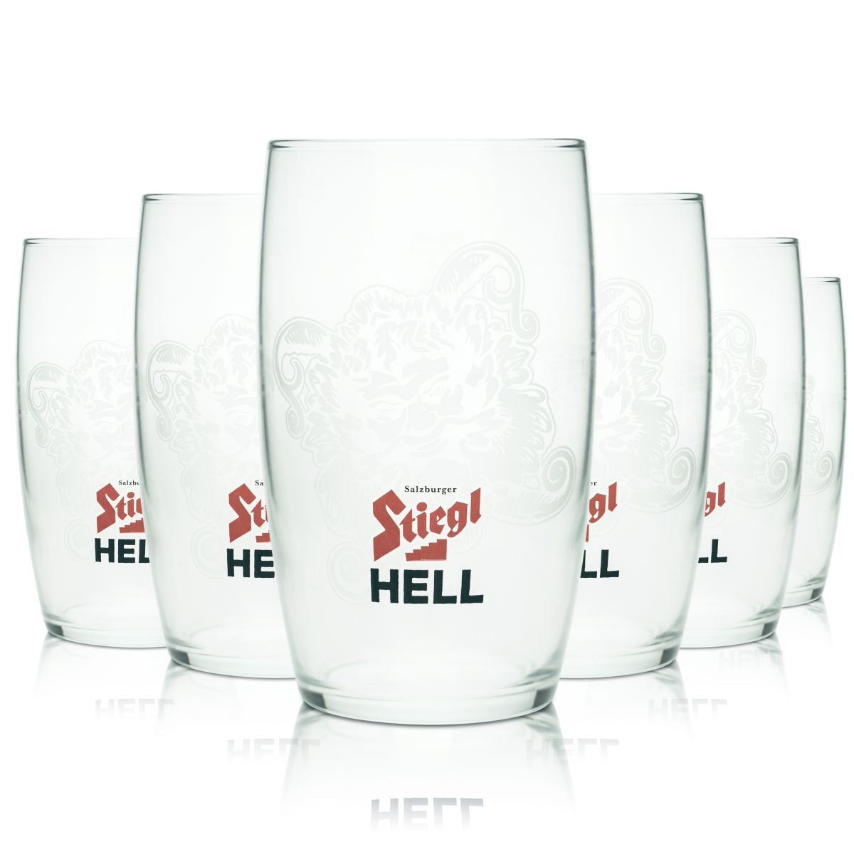 6 bicchieri da birra Stiegl 0,3 l Willi Set di bicchieri chiari Birrificio Austria Gastronomia