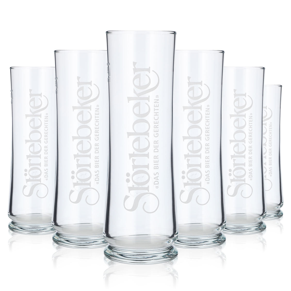6x Bicchiere da birra Störtebeker 0,3 l Bicchiere da birra Gerechten Sataniert Bicchiere Stiegl