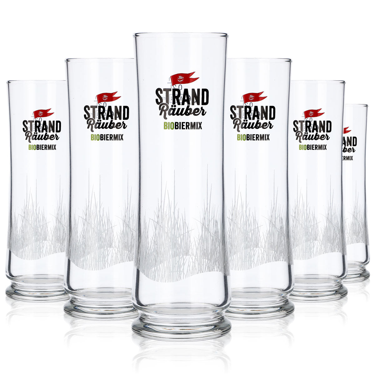 6x Störtebeker Strandräuber Bicchiere 0,2 l Mix per birra biologico Bicchiere a forma di trofeo con tacca di livello – Vista 3