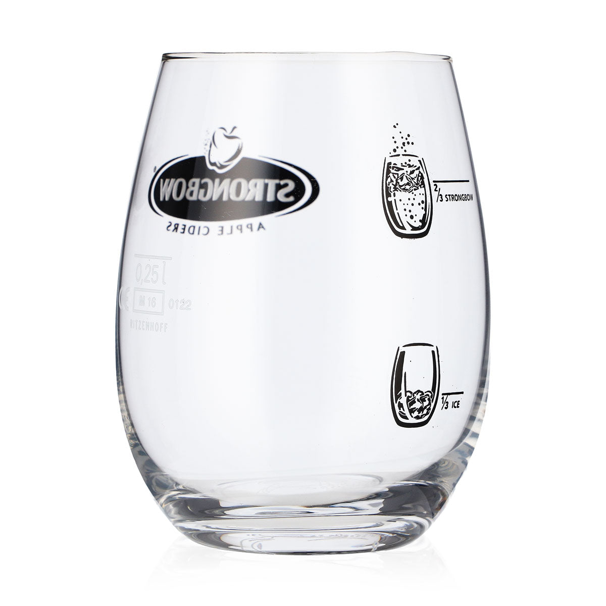 6 bicchieri Strongbow Cider Bicchieri in vetro Tumbler Apple Ciders Perfect Serve – Vista 4