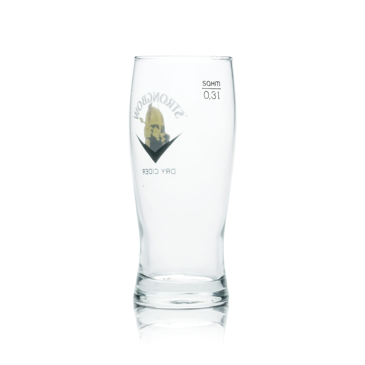 6 bicchieri Strongbow da 0,3 l a forma di pinta, Dry Cider, birra alla mela, calibrati per la ristorazione, Regno Unito – Vista 3