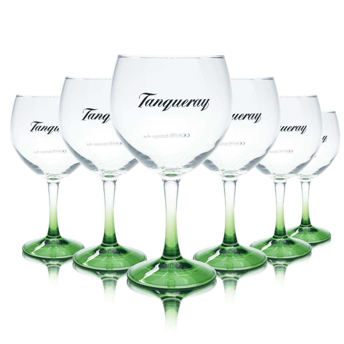 6 bicchieri Tanqueray 0,62 l, forma a palloncino, nuovo design, bicchieri da aperitivo per gin tonic Vintia