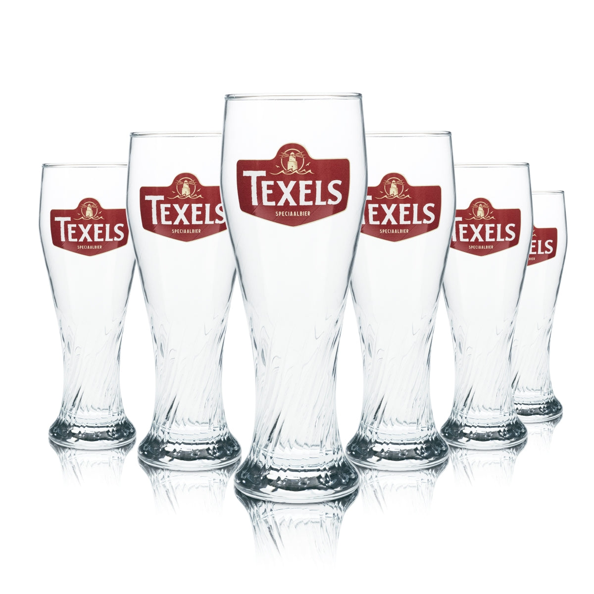 6 bicchieri da birra bianca Texel 0,3 l con lievito di frumento, bar, pub, birreria BEL