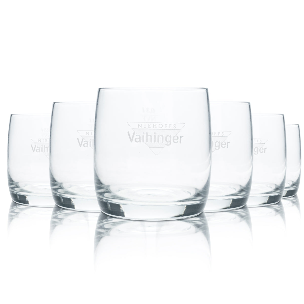 6 bicchieri tumbler in vetro Vaihinger da 0,3 l per acqua minerale, succhi e bevande gassate