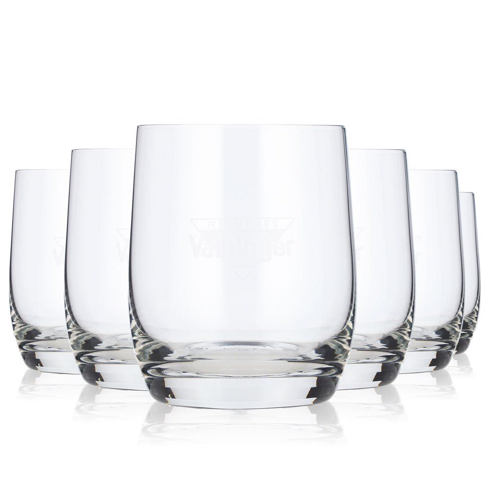 6 bicchieri per succo Vaihinger da 0,1 l con logo bianco (set da 6)