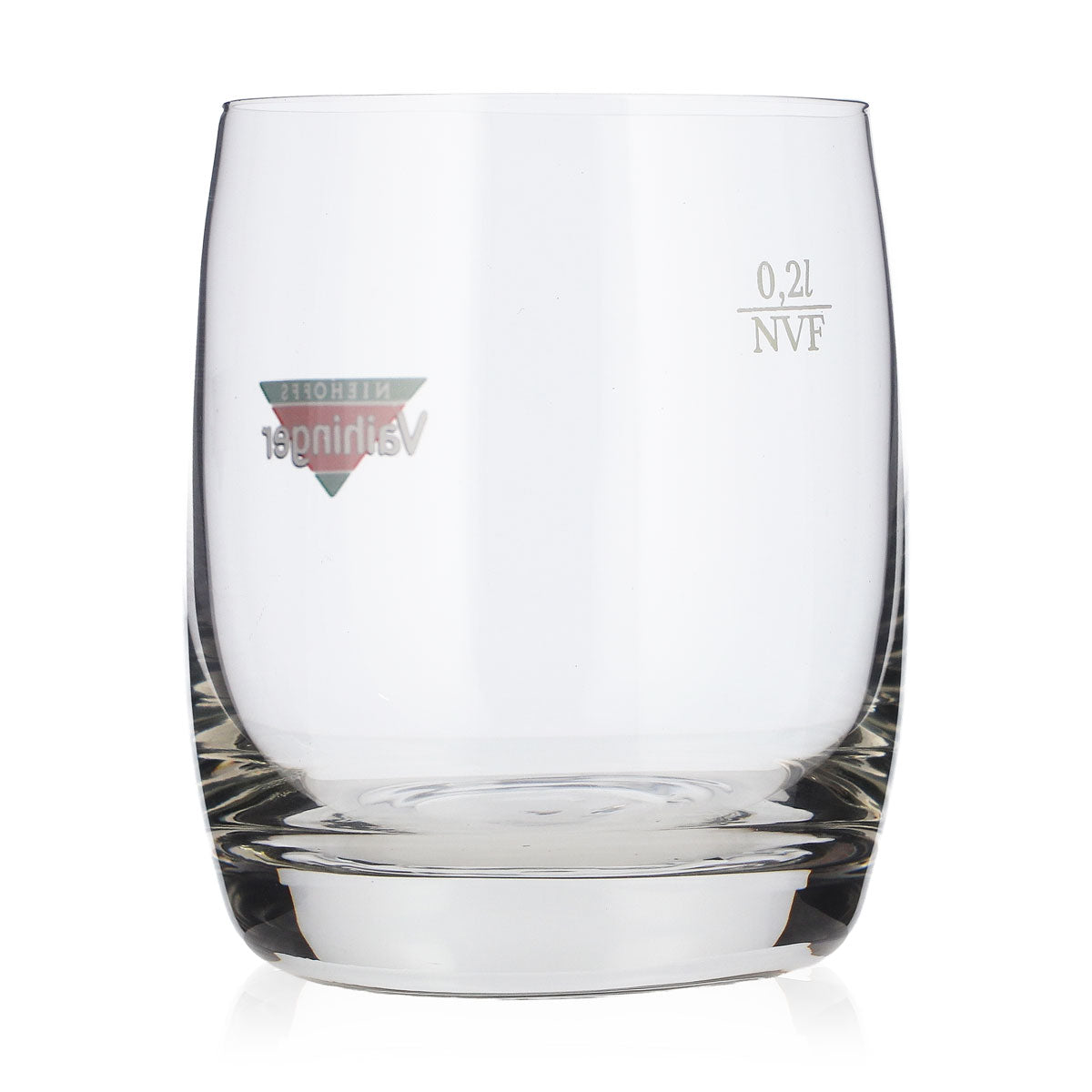 6 bicchieri da succo Vaihinger in vetro da 0,2 l con logo colorato, modello Bistro, NVF (set da 6) – Vista 4