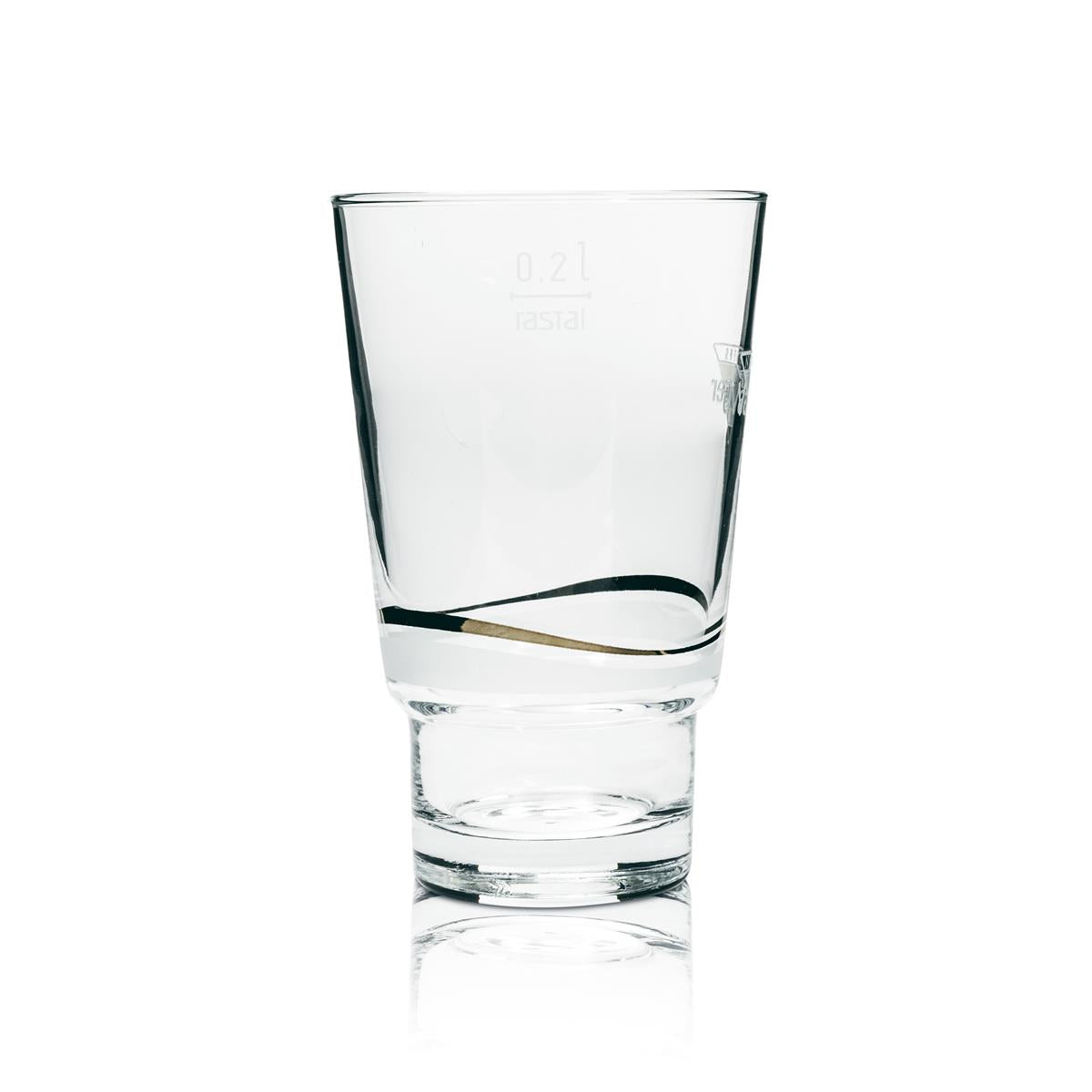 6 bicchieri tumbler in vetro Vaihinger Saft 0,2 l impilabili Sahm – Vista 3