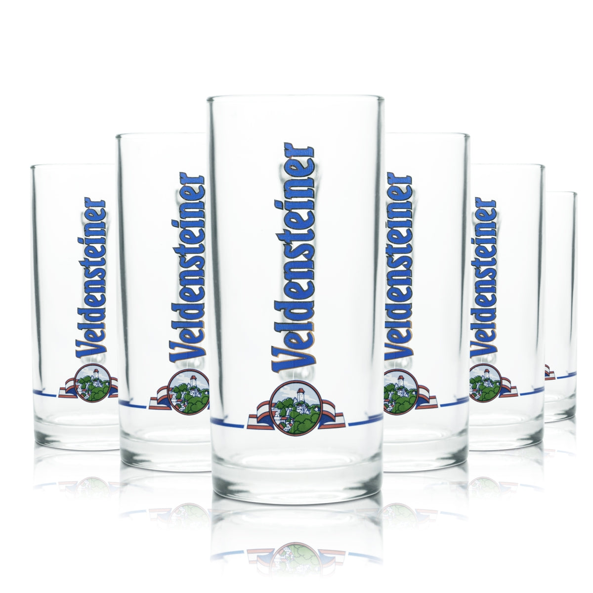 6 bicchieri da birra Veldensteiner da 0,4 l, boccali Humpen Seidel, birrificio Pils Lager