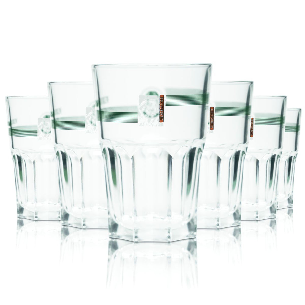 6 bicchieri Velho Barreiro da 0,35 l Bicchieri da long drink Bicchieri da caipirinha Set di bicchieri da aperitivo