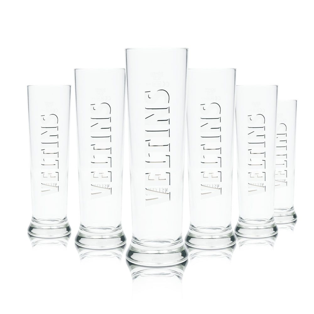 6 bicchieri da birra Veltins 0,3 l Vancouver Cup Sahm Willi bicchieri tulipano coppa bar