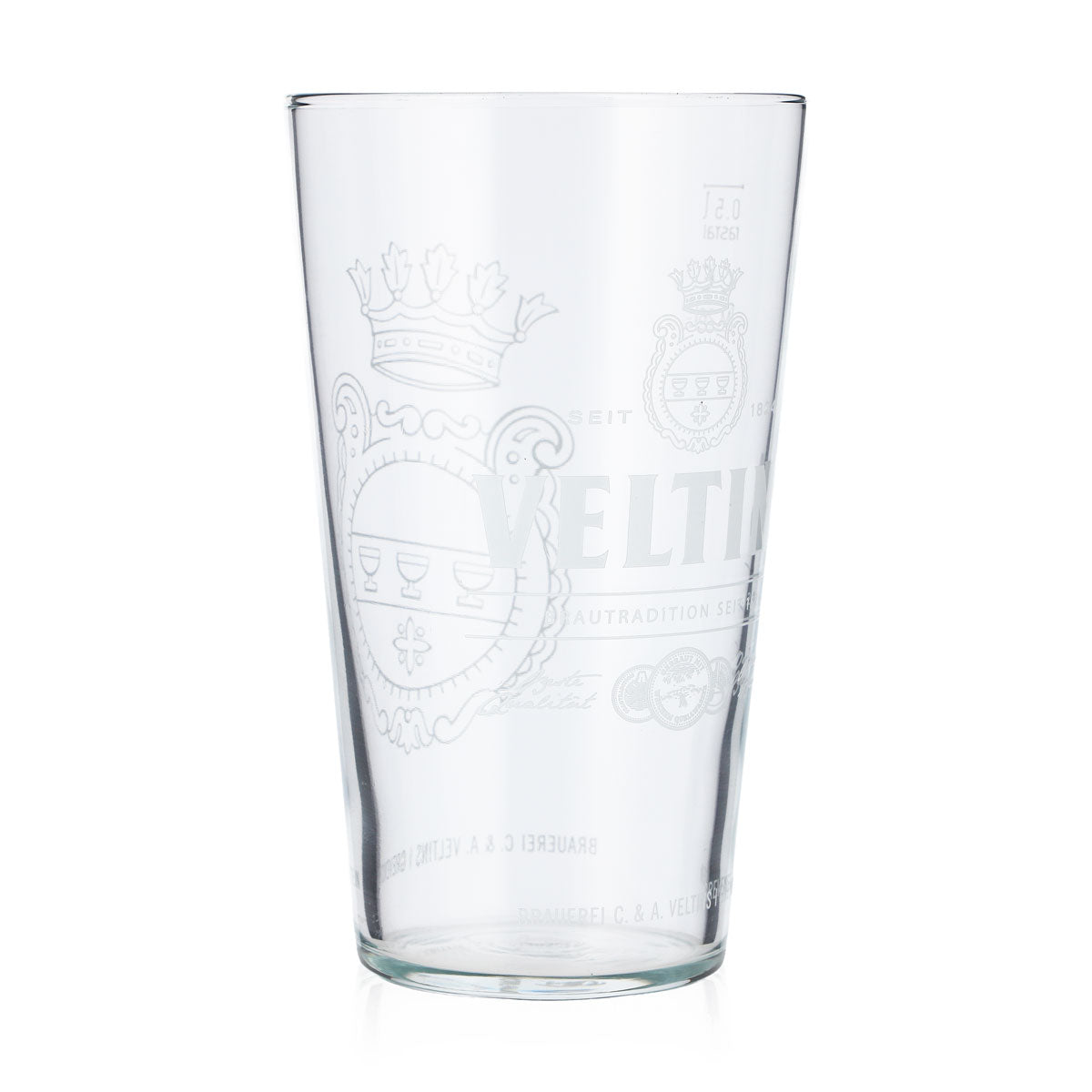 6 bicchieri da birra Veltins da 0,5 l con logo in orizzontale, modello Rastal (set da 6) – Vista 2
