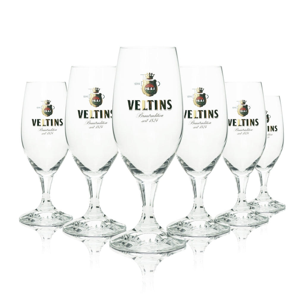 6 bicchieri da birra Veltins 0,3 l con logo dorato Ritzenhoff