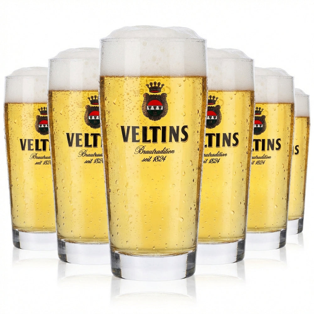 6 bicchieri da birra Veltins Bicchieri Willi Bicchieri da birra da 0,2 l Sahm