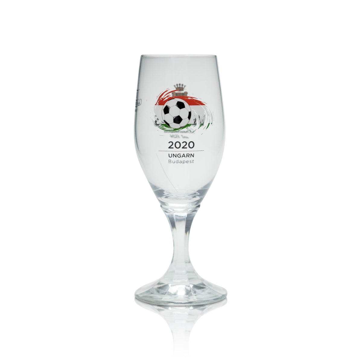 6 bicchieri da birra Veltins 0,2 l, forma tulipano, coppa EM 2020 Ungheria Calcio Euro 24 – Vista 2