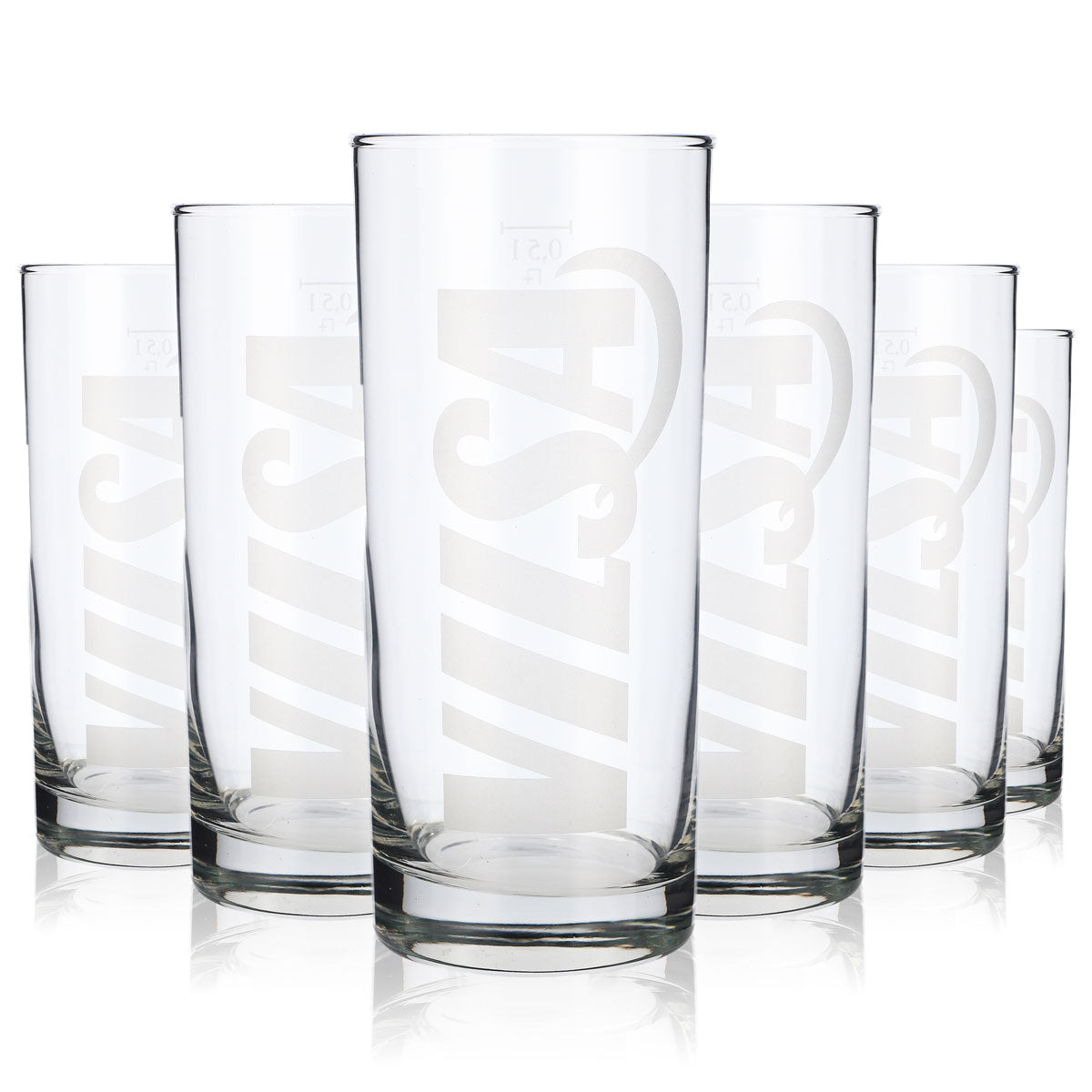 6 bicchieri da acqua Vilsa Bicchieri da acqua Bicchieri da succo 0,5 l Tazza – Vista 5