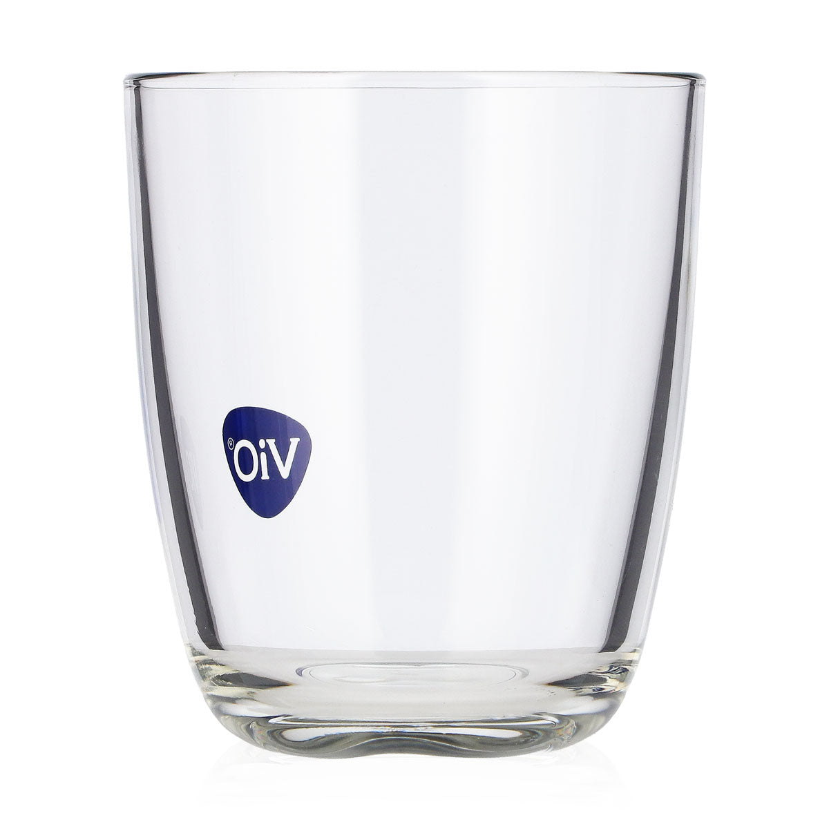 6 bicchieri da acqua Vio in vetro da 0,55 l, con logo blu, bicchieri da whisky Old Fashioned – Vista 4