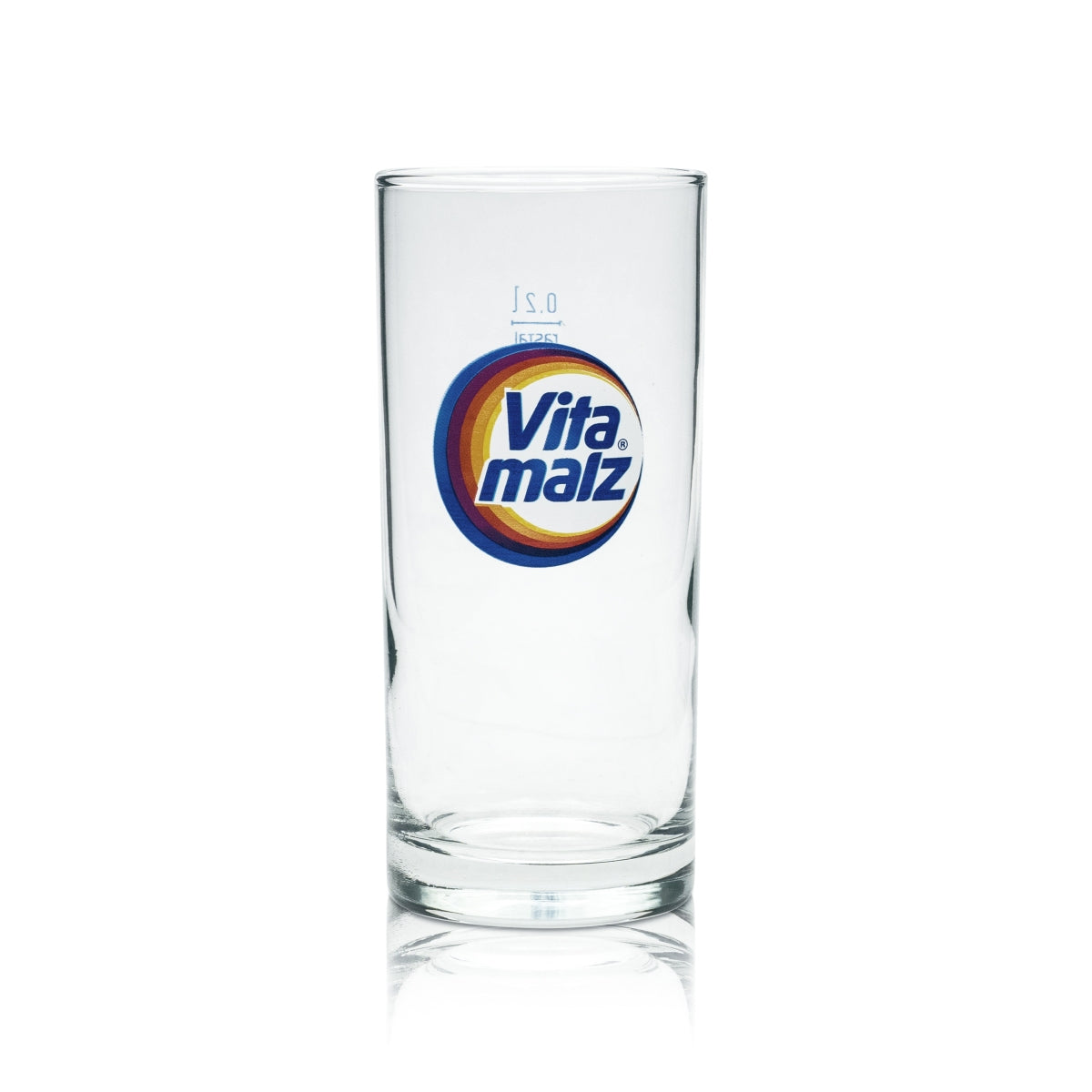 6 bicchieri da birra Vitamalz 0,2 l colorati retrò arcobaleno birra di malto Rastal – Vista 2
