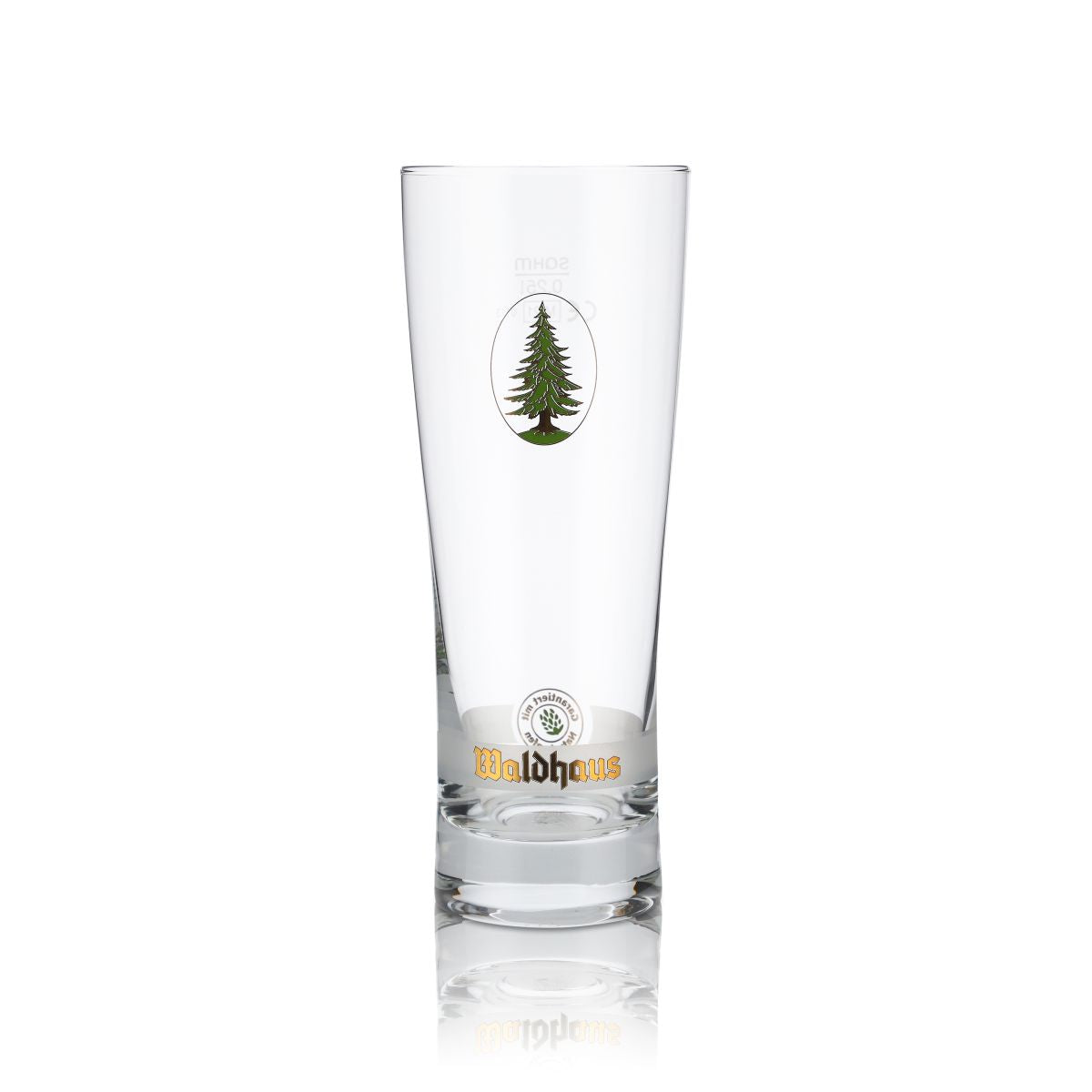 6x Waldhaus Bicchiere da birra in vetro 0,25 l Bicchiere a calice Bicchiere da birra Set di bicchieri Birrificio Gastronomia – Vista 2