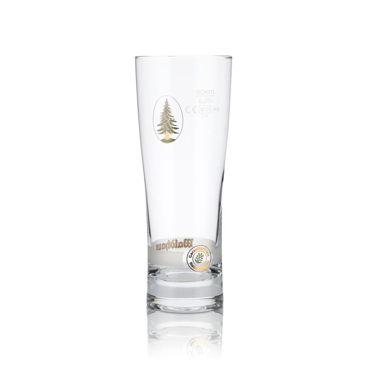 6x Waldhaus Bicchiere da birra in vetro 0,25 l Bicchiere a calice Bicchiere da birra Set di bicchieri Birrificio Gastronomia – Vista 3