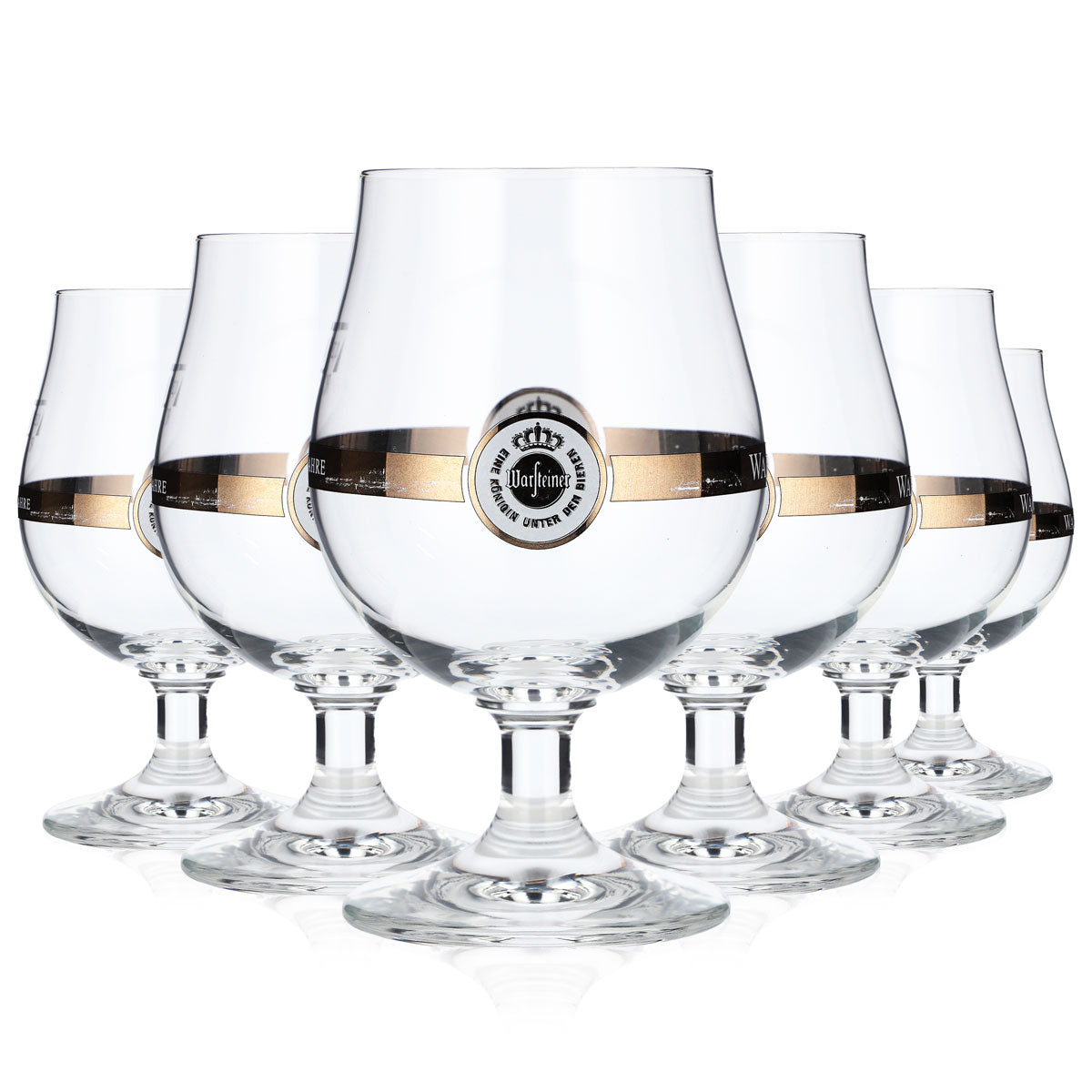 6 bicchieri da birra Warsteiner da 0,25 l Bicchieri da birra Pokal Ritzenhof Bistrol Schwenker geb. – Vista 6