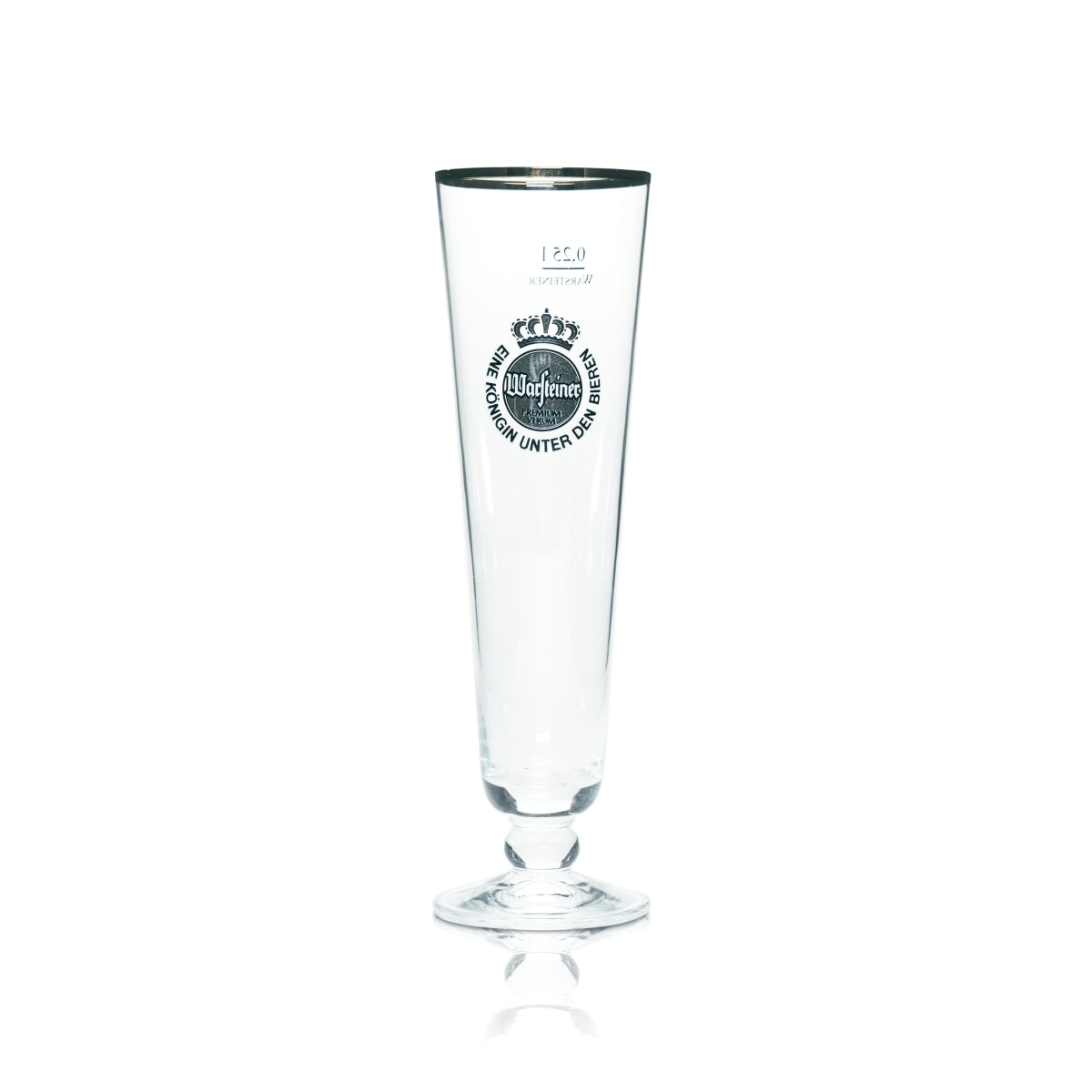 6 bicchieri da birra Warsteiner 0,25 l a forma di calice con bordo dorato, birrificio Gastro Pils – Vista 2