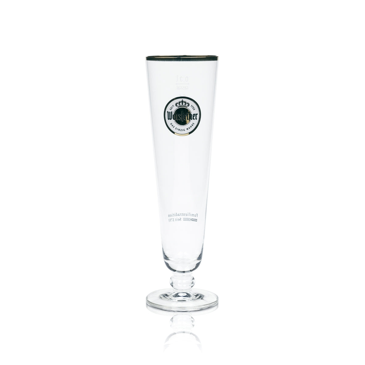 6 bicchieri da birra Warsteiner 0,3 l Tulipano esclusivi bicchieri da birra con bordo dorato – Vista 2