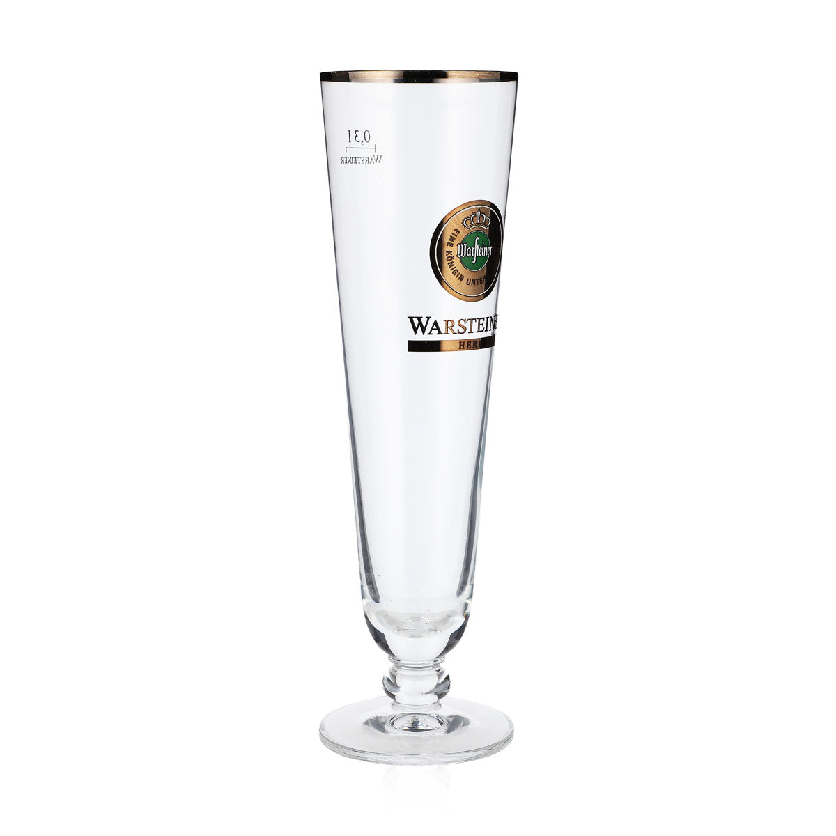 6 bicchieri da birra Warsteiner 0,3 l Bicchieri da birra Pokal "Herb" con bordo argentato – Vista 3